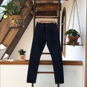 Levi’s high rise skinny 501 jeans